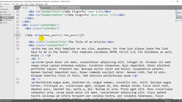 Wordpress Theme Development Tutorial Step by Step Video – Part 19 - Wordpress Bangla Tutorial смотреть онлайн