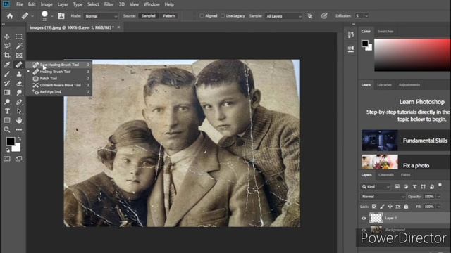 spot healing brush tool Photoshop 2023 #learn and earn with Asim Khan #adobe #class 21 #urdu #hind смотреть онлайн