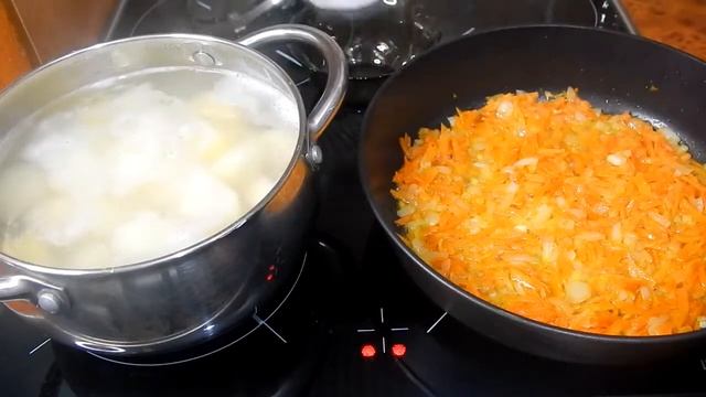 Картошка тушёная с тушёнкой, очень вкусный рецепт.