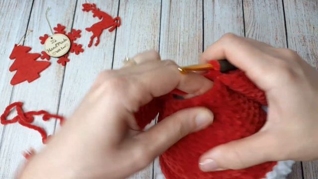 МК САНТА-КЛАУС КРЮЧКОМ ❤ 2-Я ЧАСТЬ