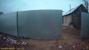 Откатные ворота заподлицо с забором