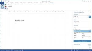 Barcode Add-In for Microsoft Word