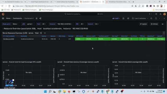 Monitoring Server Client dengan Grafana | Monitoring Server | Linux Indonesia смотреть онлайн