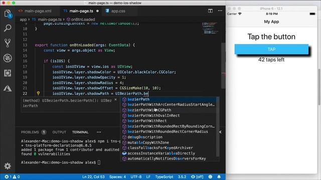 How to Add SHADOWS in iOS | NativeScript Tutorial смотреть онлайн