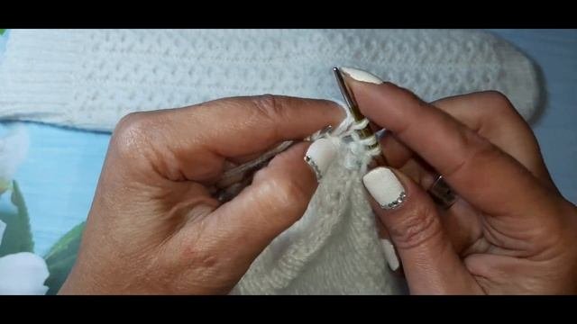 носки с пяткой бумеранг (на двух спицах)
