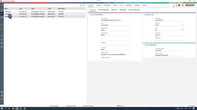 Bosch Security - Configuration Manager 7.2 - How to do camera maintenance смотреть онлайн