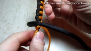 Браслет из паракорда "Half Hitch".