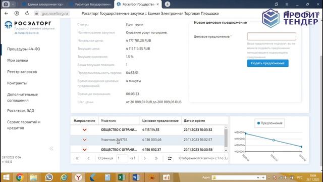Как участвовать в аукционе на торговой площадке Росэлторг (roseltorg.ru)