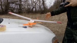 Первые запуски радиоуправляемой модели самолета Cessna 182 из "потолочки" (часть 1)