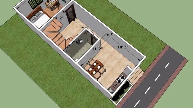 12 x 33 HOUSE PLAN || 12 x 33 HOUSE DESIGN || 12 x 33 GHAR KA NAKSHA || 12 x 33 HOME MAP || 396 SQF смотреть онлайн