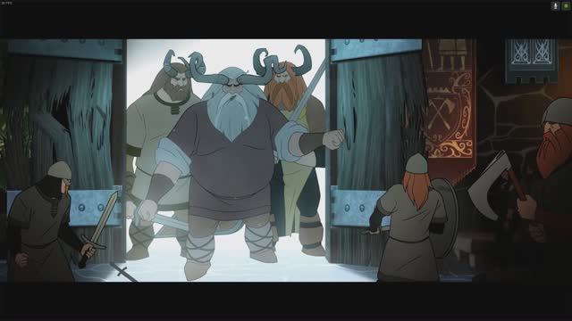 The Banner Saga Часть 1. Караван Убина и охотник Рук