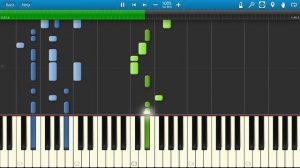 Сектор Газа - Туман (на пианино Synthesia)