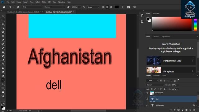 Layer Menu( Layer style-Blending option ) | Part 44 | смотреть онлайн