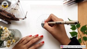 How to Draw a Sunflower | Shading Techniques | Floral Illustration