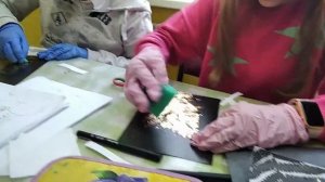 Мастер-класс по технике "Нанесение потали"