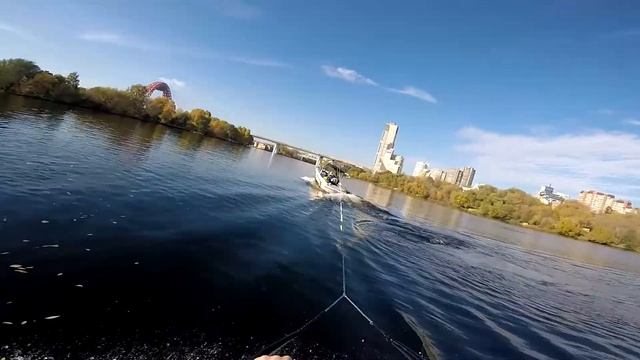 Wakeboard.Вейкборд. Серебряный бор. Октябрь2018