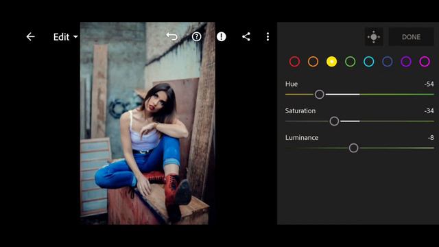 Professional Color Grading in Lightroom Mobile like @MONARIS_ | FREE Preset | Cinematic Filter смотреть онлайн