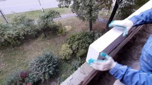 Кладка пеноблока . Кладка пеноблока на балконе