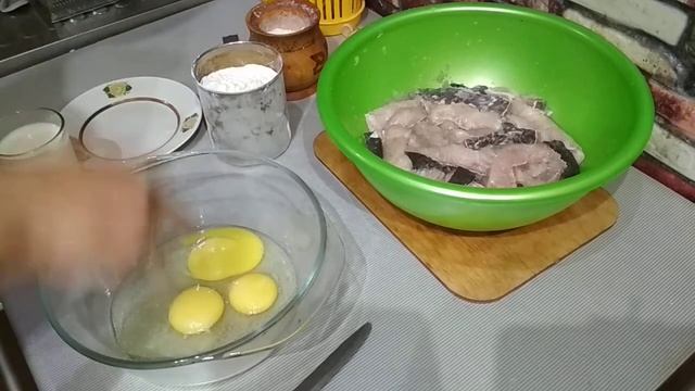 Сом в кляре.Лучший способ приготовления сома.Как вкусно приготовить сома.