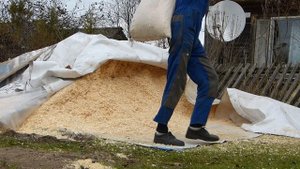 Утепление опилками