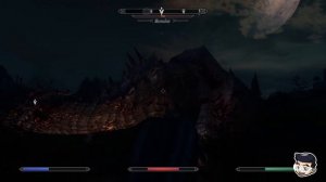 Skyrim || Legendary Edition || Dragon Hunting at Night || Mirmulnir