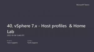 40. vSphere Host Profiles: Challenge, Solution, Usage Model, Benefits | Perfect for Home Lab Setup!