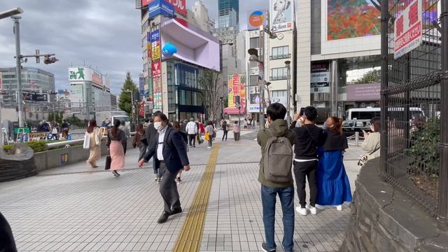 Жизнь в Токио. Прогулка с новостями: погода осенью, землетрясение в Японии, принцесса Мако. смотреть онлайн