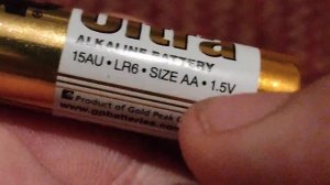 Обзор батарейки типа AA GP Ultra AA-03-2023-LR6-15AU-1.5V.