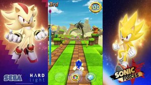 Sonic Forces Speed Battle - SUPER SONIC EVENT - Ice Slicer Jet Bonus Mission (android, ios) Gamepla