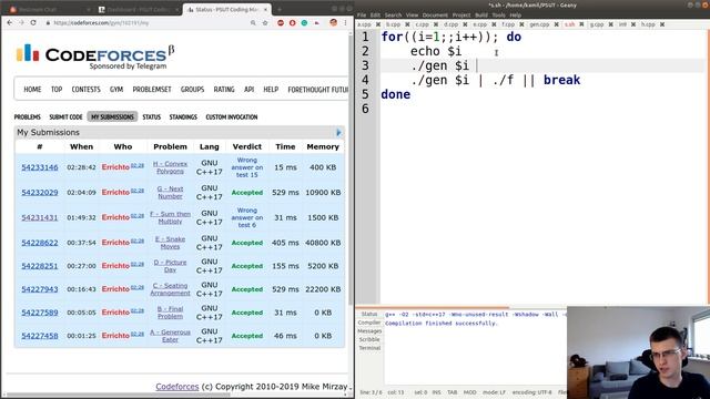 PSUT Coding Marathon 2019 - solving with commentary смотреть онлайн