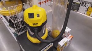 Лучший строительный пылесос до 10000. Karcher WD 3 P.