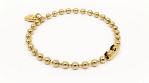 Браслет-основа с золотом uno de 50 Feelings