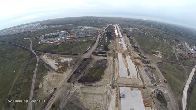 Обзорное видео строительства новой дороги в Кошелеве / октябрь 2016 г./ Samara смотреть онлайн