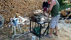 Винтовой конусный дровокол Кеслер - Морковка!