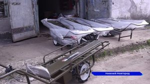 Тележки для транспортировки раненных и грузов для СВО разработали и изготовили нижегородцы