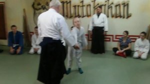Стефан Бенедетти в додзё айкидо Мутокукан Киев 14.12.2015