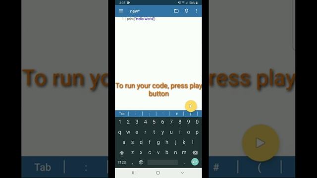 How to install Pydroid 3 in your android phone and write python code
