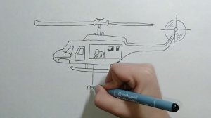 Как нарисовать Вертолёт ?️️