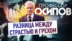 ПРОФЕССОР ОСИПОВ: РАЗНИЦА МЕЖДУ СТРАСТЬЮ И ГРЕХОМ