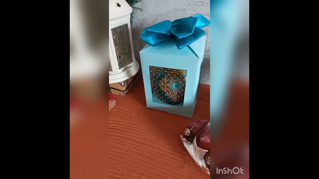 Коробочка для новогоднего шарика