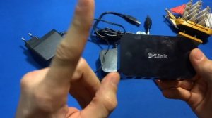Обзор и распаковка USB концентратора D-link DUB-H7 с доп питанием