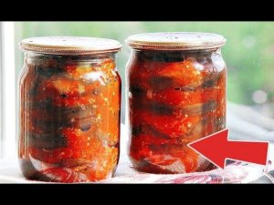 Как приготовить самые вкусные в мире баклажаны на зиму с перцем и томатами за 10 минут!?