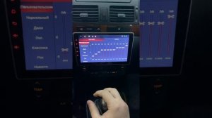 Toyota Avensis t 250 Android магнитола 9 дюймов переходная рамка навигатор 1.16гб 4 ядра процессор