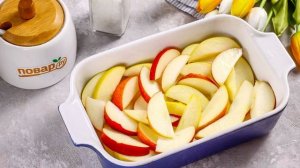 Мюсли запеченные с яблоком