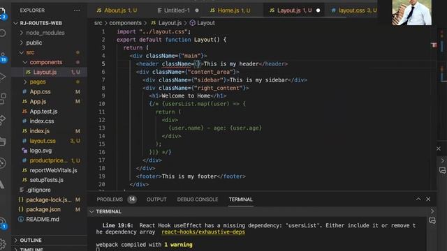 How to use spread operators, children, concat, organise layout. React JS Full course