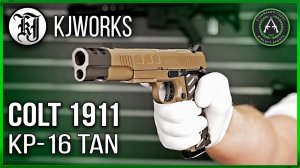 Обзор на KJW KP-16 Colt 1911 TAN (GGB-0516TT). Страйкбольный пистолет.