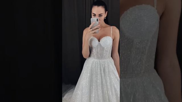 БЛЕСТЯЩЕЕ СВАДЕБНОЕ ПЛАТЬЕ БЮСТЬЕ смотреть онлайн