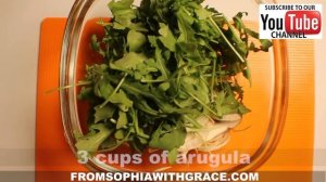 Arugula Salad with Fennel, Endive, Parmesan Cheese and Black Truffle Oil // Healthy Recipe