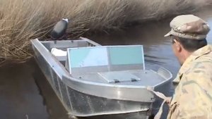 самодельная алюминиевая лодка плоскодонка.