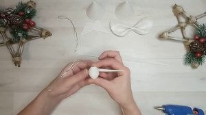 Рождественский ангел из фоамирана/Christmas angel/2 DIY